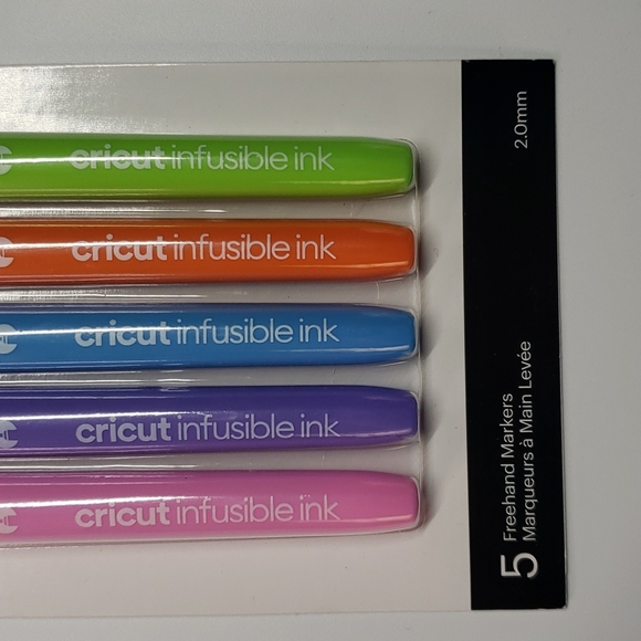 NEW- Cricut Marker Tip 5pk Infusible Ink FreeHand Marker Set - Picture 3 of 3
